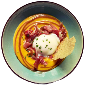 assiette oeuf parfait